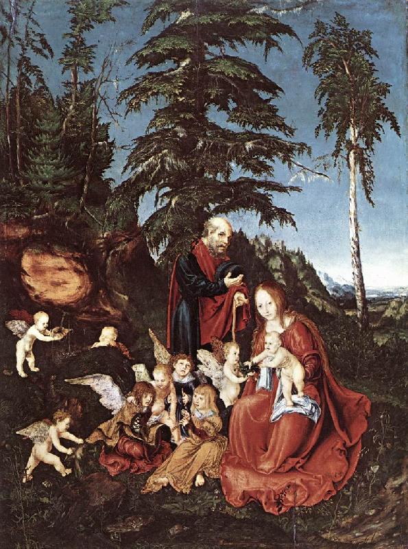 CRANACH, Lucas the Elder The Rest on the Flight into Egypt  dfg